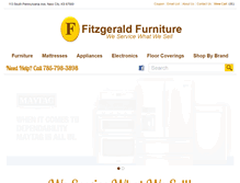 Tablet Screenshot of fitzgeraldfurniture.net